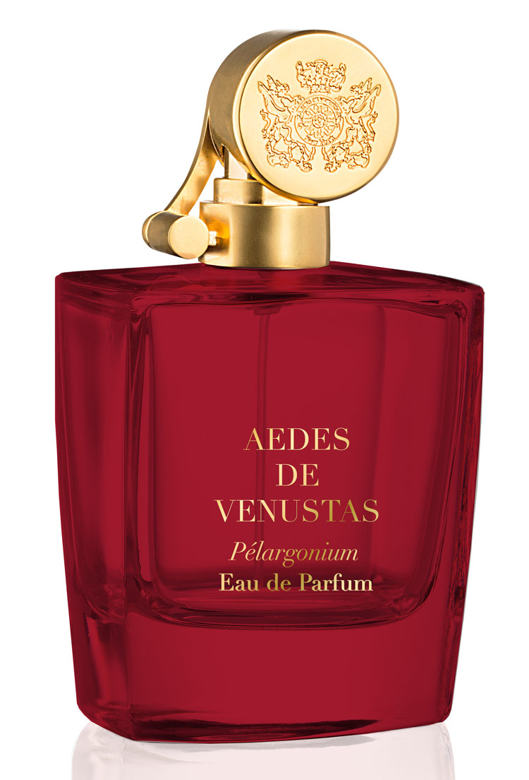 top 5 esxence perfumes: pélargonium by aedes de venustas