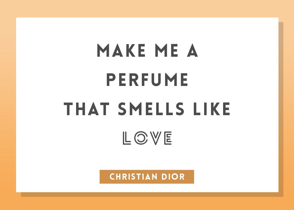 perfume quote by christian dior