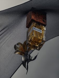 perfume editorial with baraonda by nasomatto