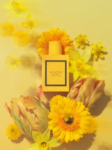 gucci bloom perfume editorial
